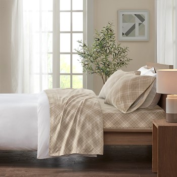 Wholesale True North by Sleep Philosophy Cozy Cotton Flannel Printed Sheet Set