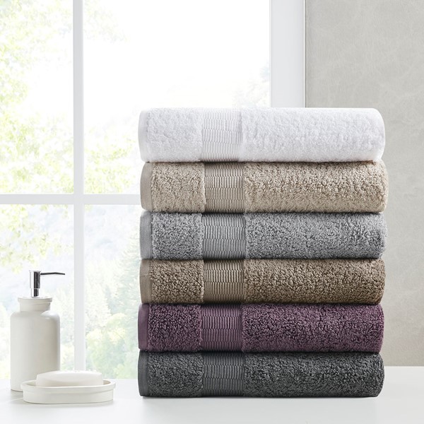 6pc Roman Super Soft Cotton Bath Towel Set Blue : Target