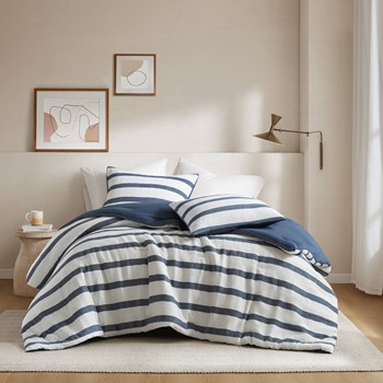 Wholesale Super Listing Merritt Yarn-dyed Striped Comforter