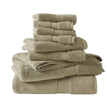 Wholesale Madison Park Signature 800GSM 100% Cotton 8 Piece Towel Set
