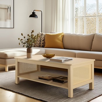 Ashlyn 2-Tier Rattan Coffee Table
