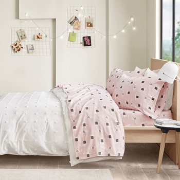 Wholesale Intelligent Design Cozy Soft Cotton Flannel Printed Sheet Set