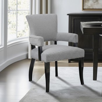 Dawson Upholstered Dining Chair with Padded Arm