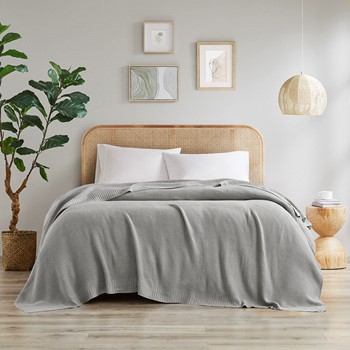 Wholesale INK+IVY Bree Knit Blanket
