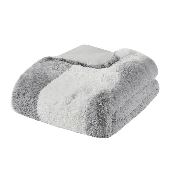 Intelligent Design Cassie Ombre Shaggy Faux Fur Comforter Set