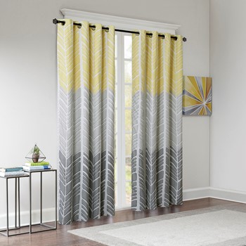Adel Printed Total Blackout Curtain Panel
