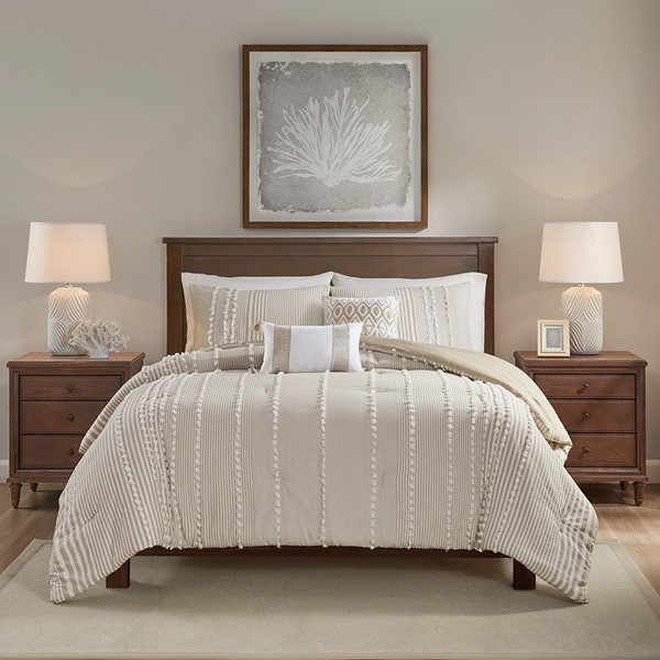 Byourbed Modal Yarn Dyed - Passive Gray Comforter Queen 3 Piece