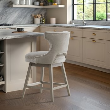 Emmett 25.75" Swivel Counter Stool