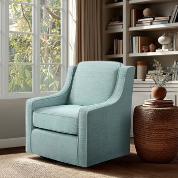 Harris Upholstered Swivel Armchair
