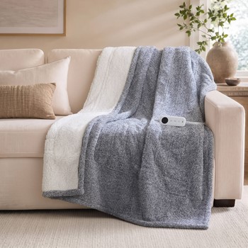 Wholesale Serta Marled Dream Soft Heated Throw