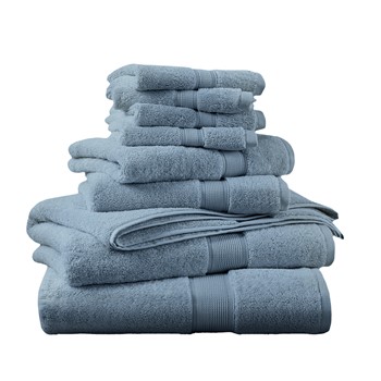 Wholesale Madison Park Signature 800GSM 100% Cotton 8 Piece Towel Set