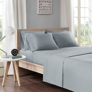 Wholesale Intelligent Design Microfiber Sheet Set with Side Storage Pockets