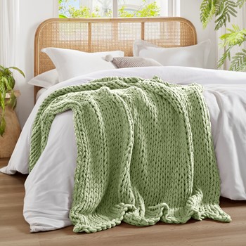 Wholesale Madison Park Chunky Double Knit Handmade Throw Blanket