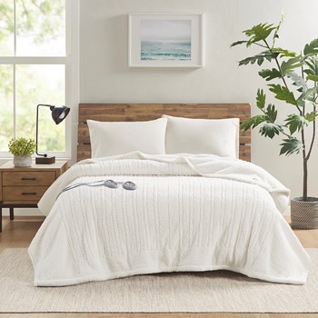 Wholesale True North by Sleep Philosophy Sherpa Heated Blanket