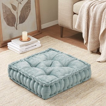 Wholesale Intelligent Design Azza Poly Chenille Square Floor Pillow Cushion Compress Pack