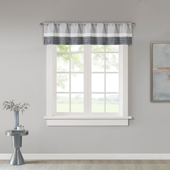Wholesale Madison Park Amherst Polyoni Pintuck Window Valance
