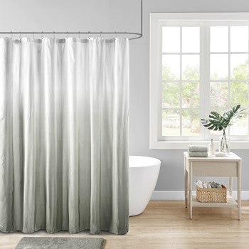Wholesale Madison Park Ara Ombre Printed Seersucker Shower Curtain