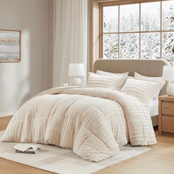 Duke Faux Fur Comforter Mini Set