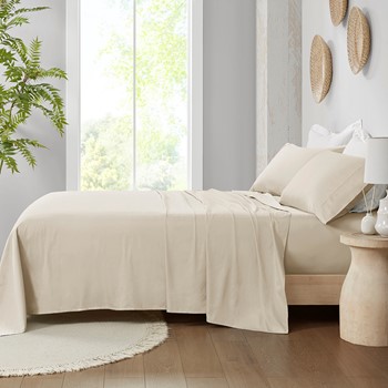 Wholesale Madison Park 300 Thread Count 100% Organic Cotton Deep Pocket Sheet Set