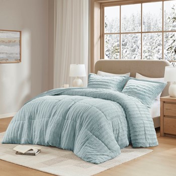 Duke Faux Fur Comforter Mini Set