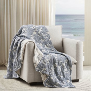 Wholesale Harbor House Catalina Botanical Cotton Jacquard Throw
