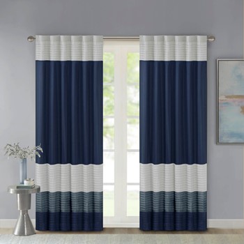 Amherst Polyoni Pintuck Curtain Panel