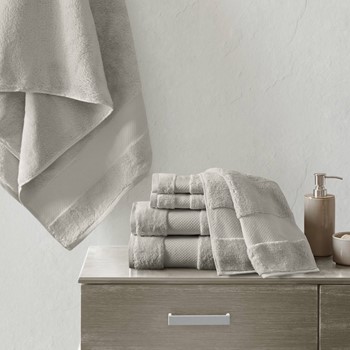 Turkish Cotton 6 Piece Bath Towel Set
