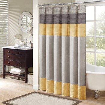 Wholesale Madison Park Amherst Faux Silk Shower Curtain