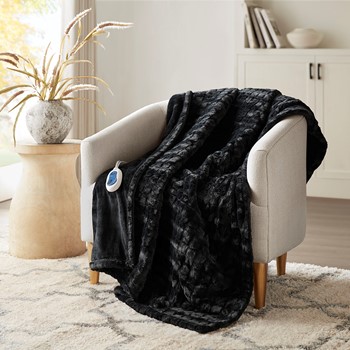 Wholesale Beautyrest Zuri Oversized Faux Fur Heated Throw