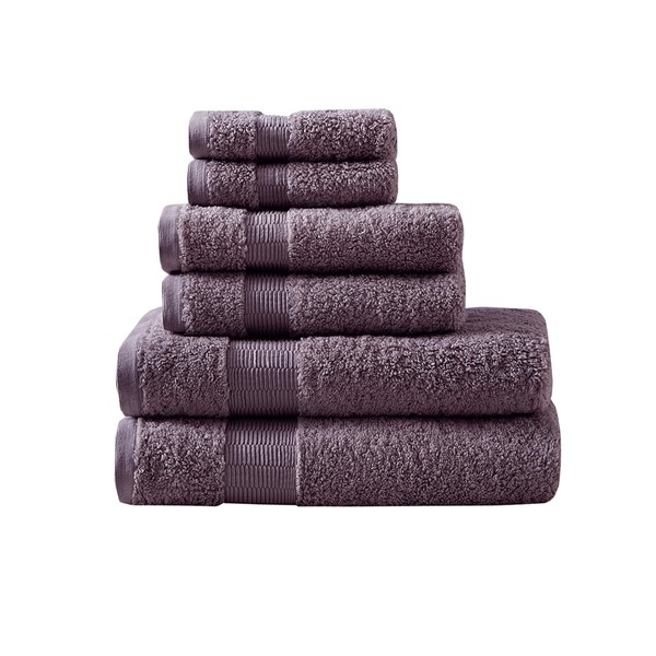 Reviews for MADISON PARK Signature Turkish 6-Piece Natural Cotton Bath Towel  Set