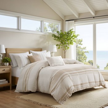 Morgan 5 Piece Cotton Jaquard Duvet Set