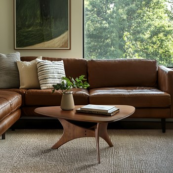Blaze Triangle Wood Coffee table