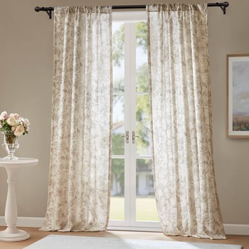 Wholesale Madison Park Lana Floral Window Panel