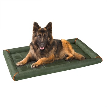 Friends Forever Bolster Dog Bed Crate Pad, Washable Dog Mat for Raised Dog Bed and Dog Crate Bed