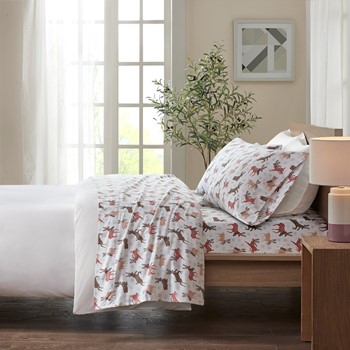 Wholesale True North by Sleep Philosophy Cozy Cotton Flannel Printed Sheet Set