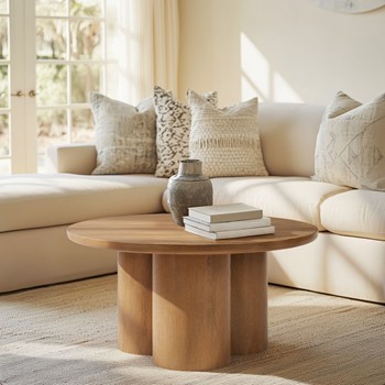 Wholesale INK+IVY Benji Round Coffee Table