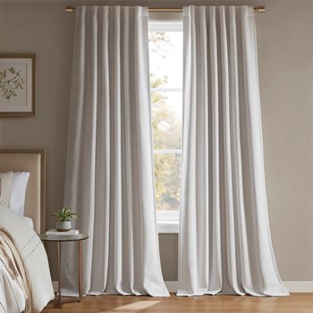 Wholesale Madison Park Karien Sound blocking/Total blackout curtain panel pair