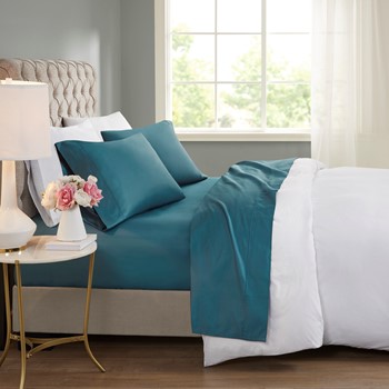 Wholesale Madison Park 600 Thread Count Cooling Cotton Blend 4 PC Sheet Set