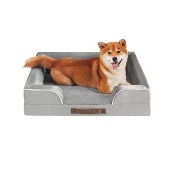 Designer-Inspired Fuzzy Friends: Parody Plush Dog Beds for