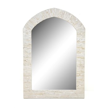 Wholesale Nicole Miller Serein 24X36 Handcrafted MOP Arch Wall Mirror