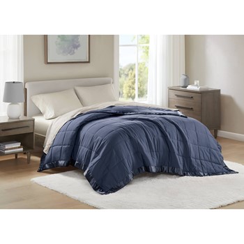 Wholesale Madison Park Windom Lightweight Down Alternative Blanket with Satin Trim